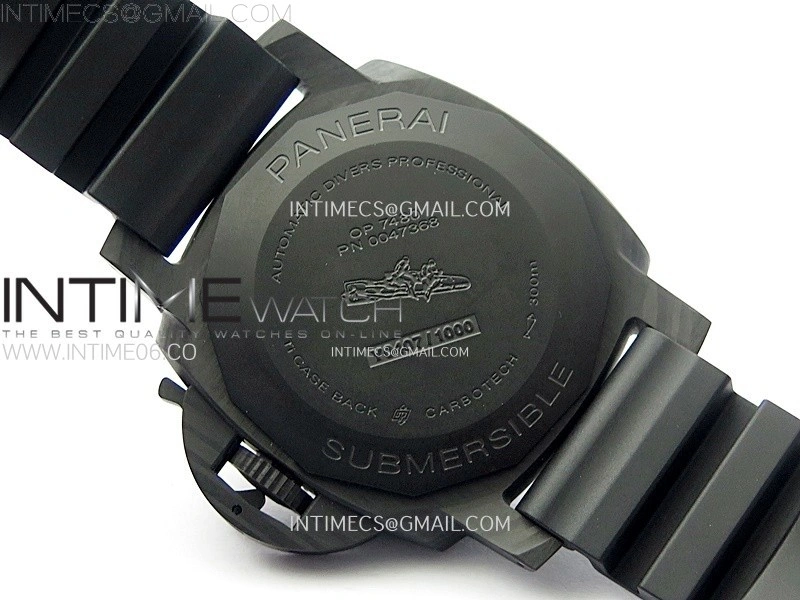 PAM2231 Carbotech 42mm VSF Best Edition Black Dial on Black Rubber Strap P.900 Super Clone